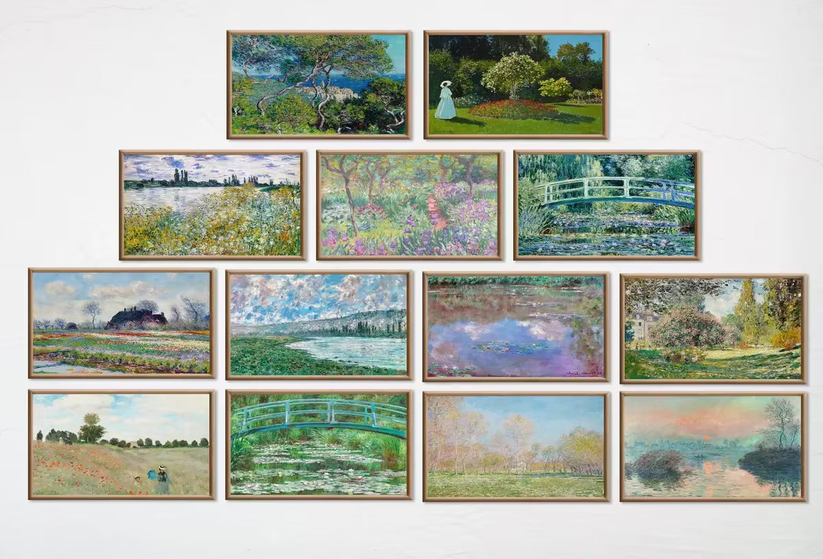 Set of 25 Samsung Frame TV Art 4K. Ultimate Claude Monet Famous Paintings Collection. Claude Monet Art Set Instant Download Frame TV Art – Frame TV Art Set