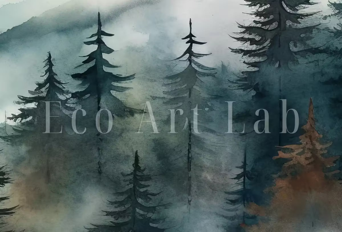 Set of 3 Prints. Watercolor Mountain Prints. 3 Piece Wall Art. Landscape Print Set. Mountain Wall Art. Gallery Wall Set. Modern Home Decor