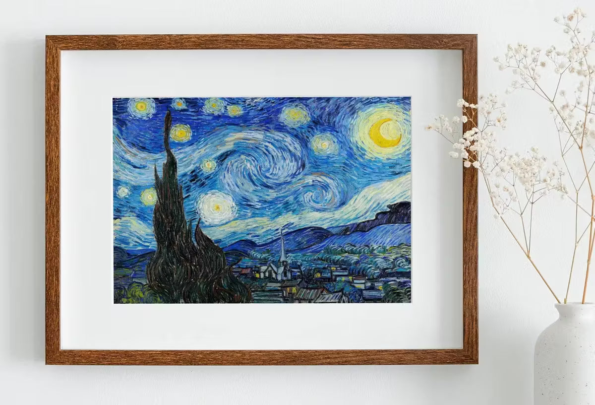 Starry Night by Vincent van Gogh Printable Famous Art Prints. Instant Download van Gogh Print Vintage Painting Wall Decor. Fine Art Print – Printable Wall Art