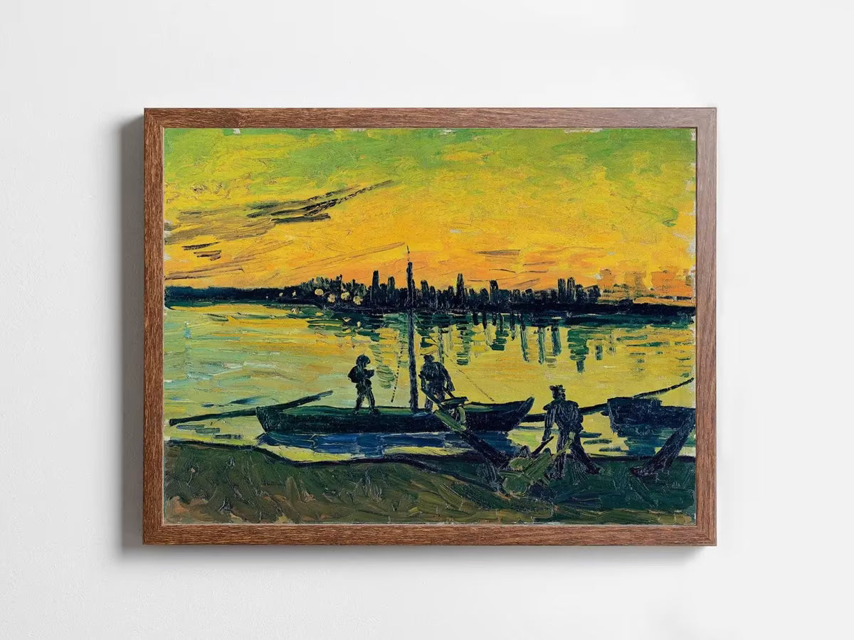 Stevedores in Arles. Vincent van Gogh Printable Famous Art Print. Instant Download van Gogh Print. Vintage Nautical Painting. Fine Art Print – Printable Wall Art