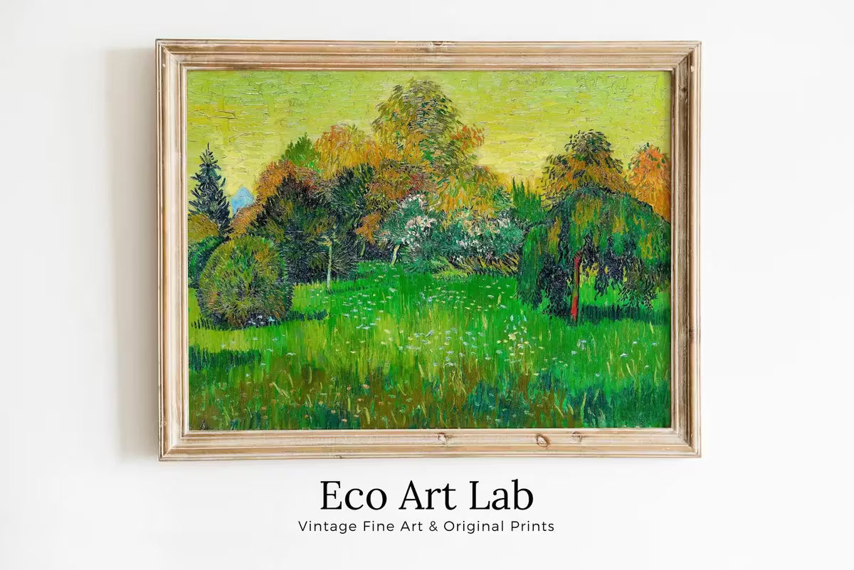 The Poet's Garden Famous Van Gogh Painting. Instant Download Vintage Decor. Vincent van Gogh Botanical Printable Wall Art. Vintage Print – Printable Wall Art