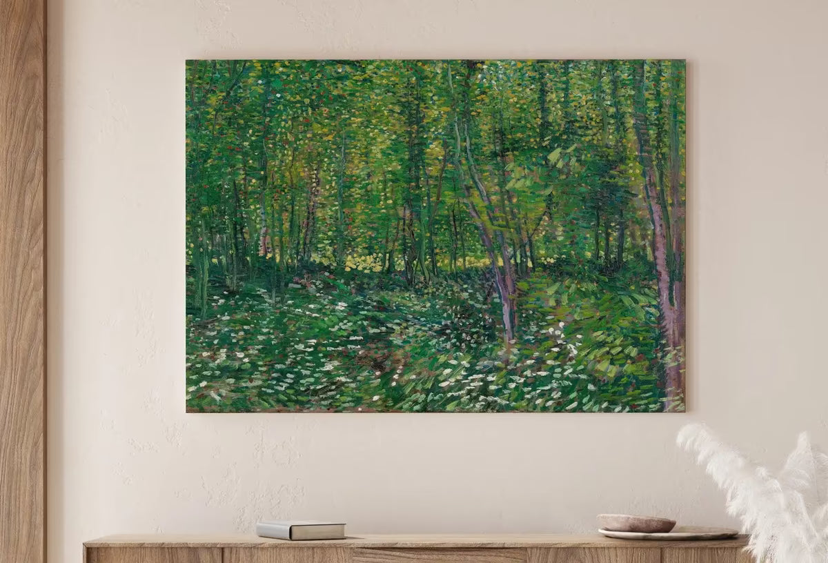 Trees and Undergrowth by Vincent van Gogh. Famous Printable Art. Instant Download van Gogh Print. Vintage Forest Painting. Fine Art Print – Printable Wall Art