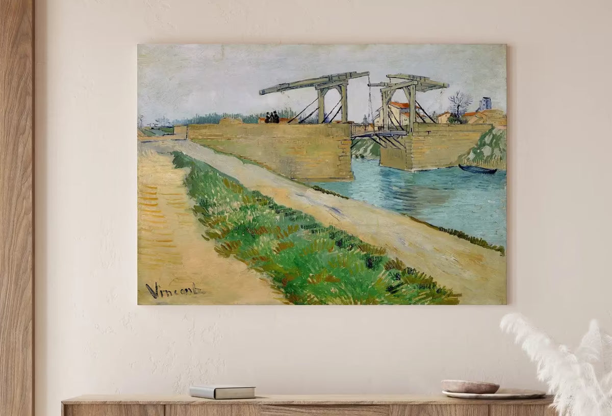 Vincent van Gogh Bridge Landscape Printable Famous Painting Art Print. Instant Download van Gogh Print Vintage Fine Art  – Printable Wall Art