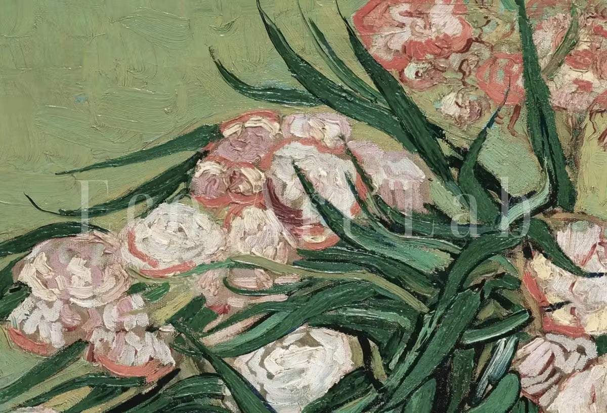 Vincent van Gogh "Oleanders" | Famous Printable Art | Instant Download | Vintage Still Life Painting | Floral Fine Art Print – Printable Wall Art