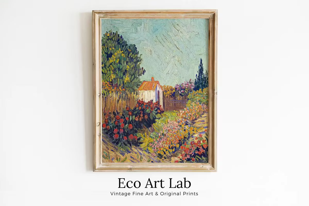 Vincent van Gogh Spring Landscape Painting Printable Famous Art Print. Instant Download van Gogh Print Vintage Fine Art  – Printable Wall Art