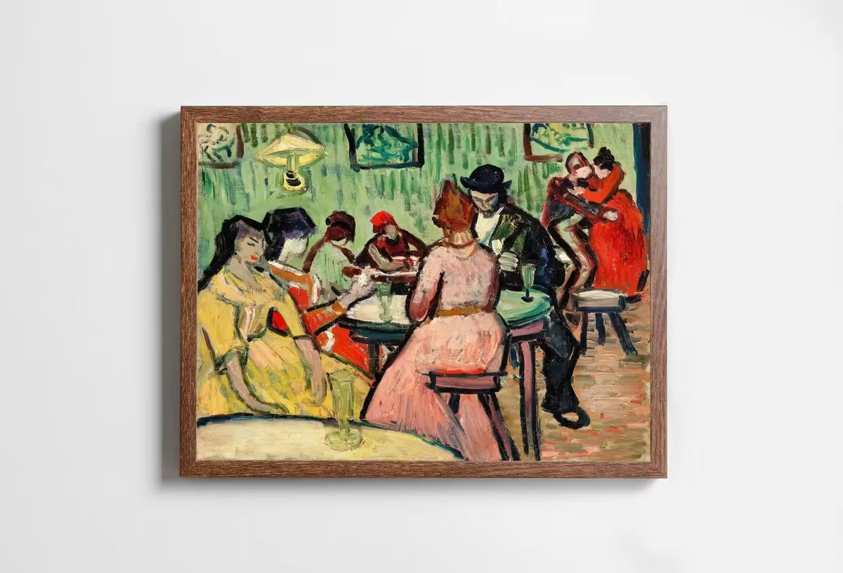 Vincent van Gogh "The Brothel" Printable Famous Art Prints. Instant Download van Gogh Print Vintage Wall Decor. Fine Art Digital Print – Printable Wall Art