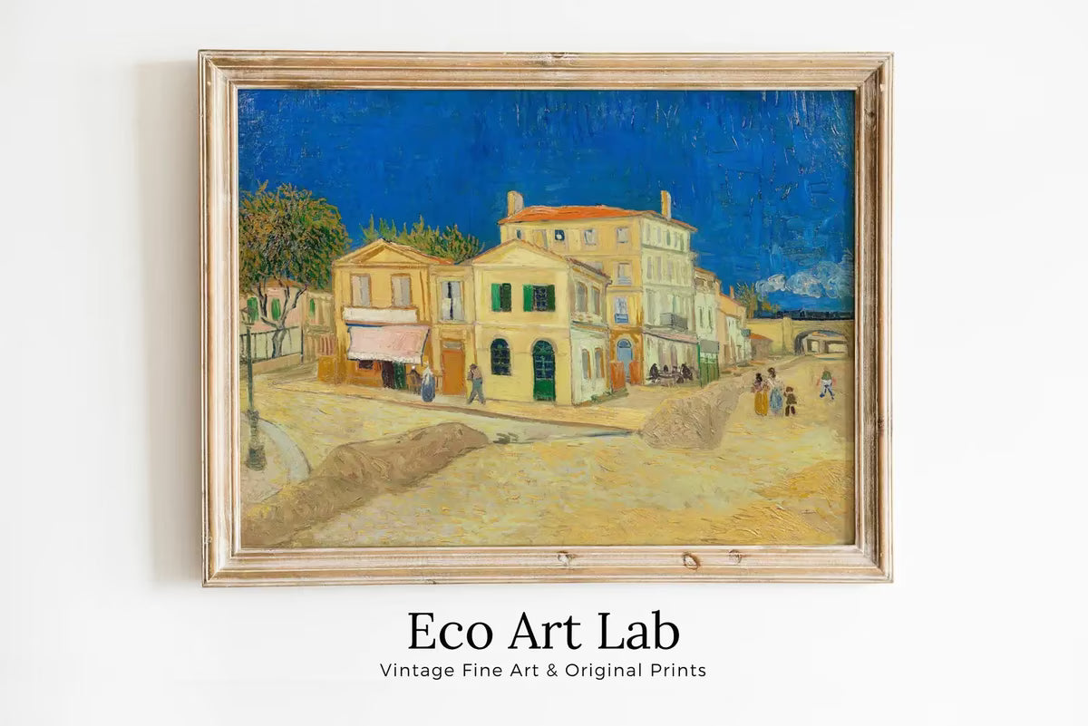 Vincent van Gogh The Yellow House Painting Printable Famous Art Print. Instant Download van Gogh Print Vintage Fine Art  – Printable Wall Art