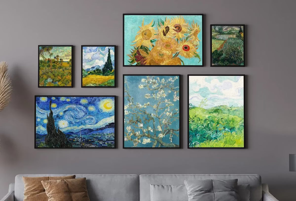 Vincent van Gogh Wall Print SET. Gallery Wall Set. Van Gogh Prints Set of 7. Famous Paintings Collection Fine Art Prints. Van Gogh Art Set – Printable Wall Art Set