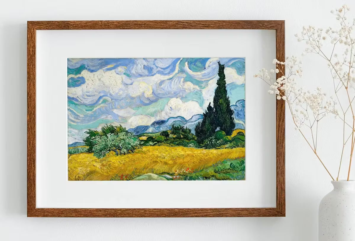 Vincent van Gogh Wheat Field Printable Famous Art Prints. Instant Download van Gogh Print Vintage Painting Wall Decor. Fine Art Print – Printable Wall Art