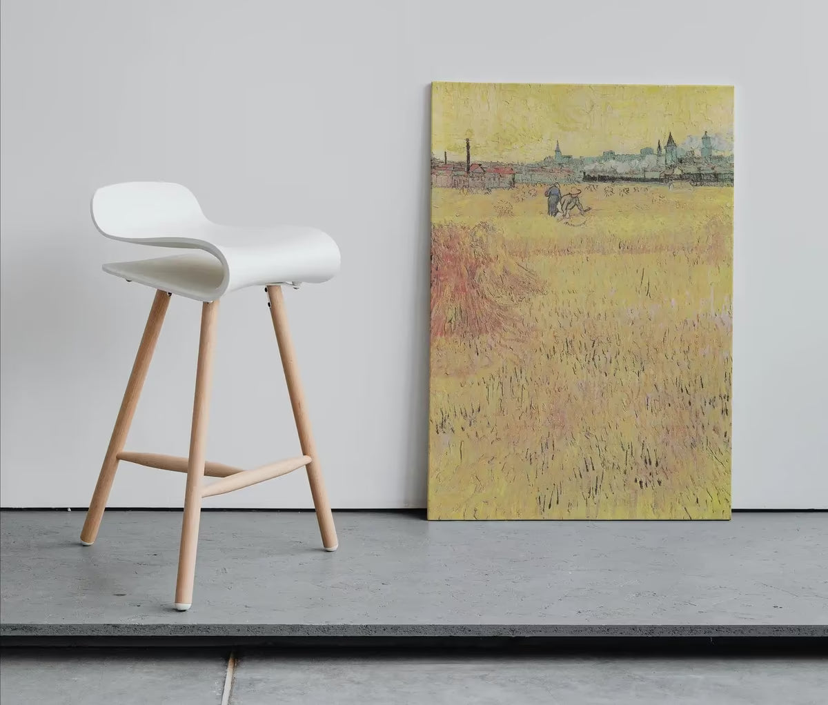 Vincent van Gogh Wheat field w/ View of Arles Printable Famous Art Print. Instant Download van Gogh Print Vintage Fine Art  – Printable Wall Art