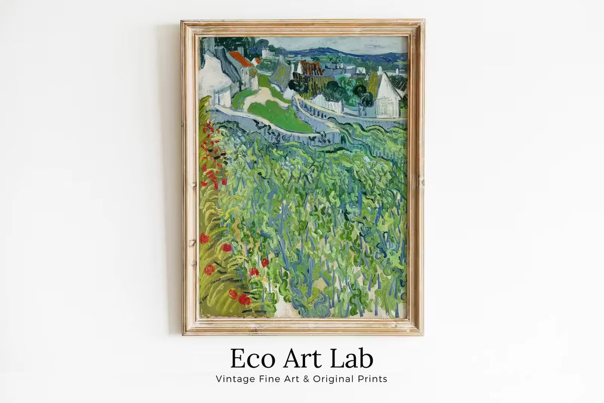 Vineyards at Auvers Vincent van Gogh Printable Famous Art Print. Instant Download van Gogh Print Vintage Painting Wall Decor. Fine Art Print – Printable Wall Art