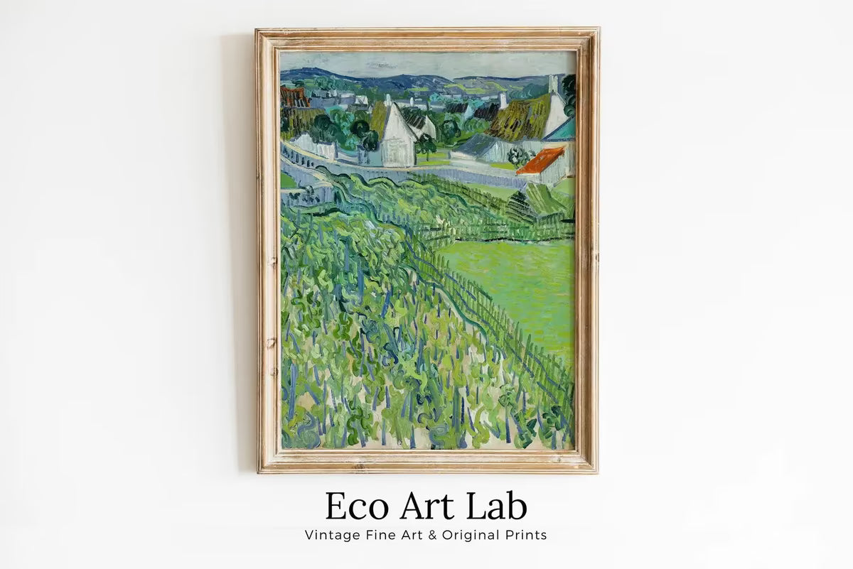 Vineyards at Auvers Vincent van Gogh Printable Famous Art Print. Instant Download Vintage Painting van Gogh Print Wall Decor. Fine Art Print – Printable Wall Art