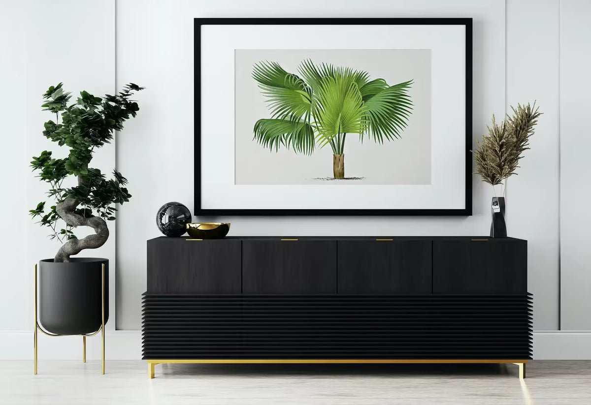 Vintage Palm Tree Print Tropical Wall Art. Palm Leaves Tree Decor, Retro Nature Poster Instant Download Botanical Print, Palm Trees Art #34 – Printable Wall Art