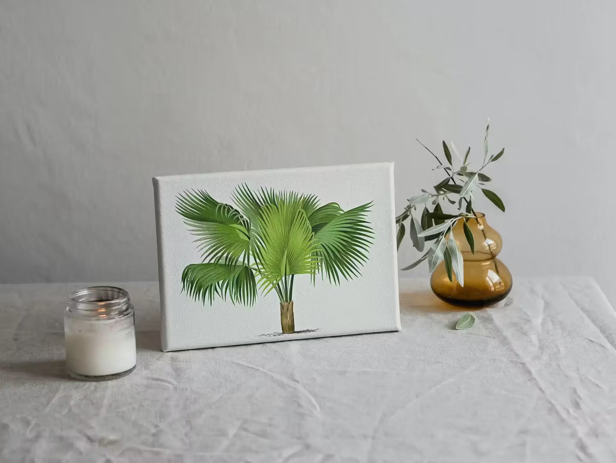 Vintage Palm Tree Print Tropical Wall Art. Palm Leaves Tree Decor, Retro Nature Poster Instant Download Botanical Print, Palm Trees Art #34 – Printable Wall Art