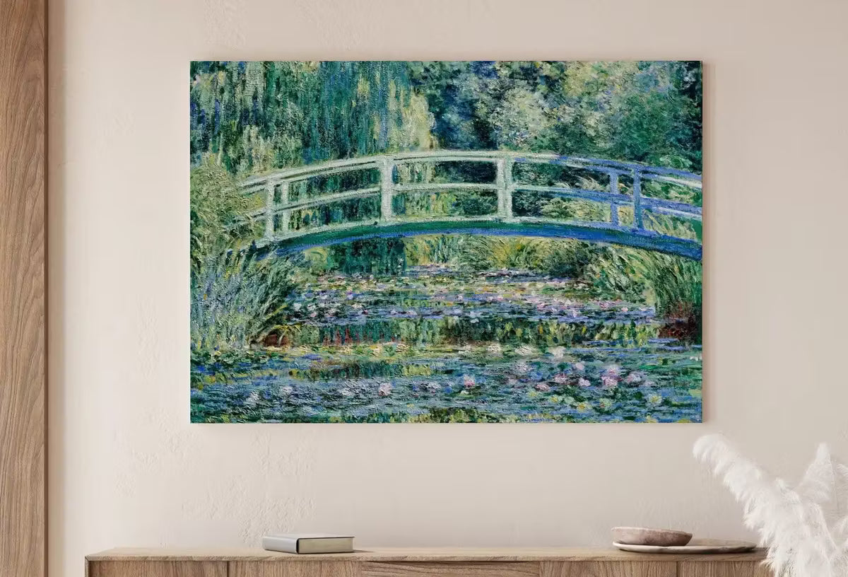 Water Lilies & Bridge Famous Claude Monet Painting. Instant Download Vintage Decor. Monet Botanical Print Printable Wall Art. Vintage Decor – Printable Wall Art