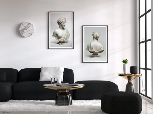 2 Pieces Wall Art, Woman Greek Bust Statue Set of 2 Prints. Printable, Digital Download Greek Mythology Art. Aesthetic Room Decor, Sculpture – Printable Wall Art Set (Digital Download) – Digital Download