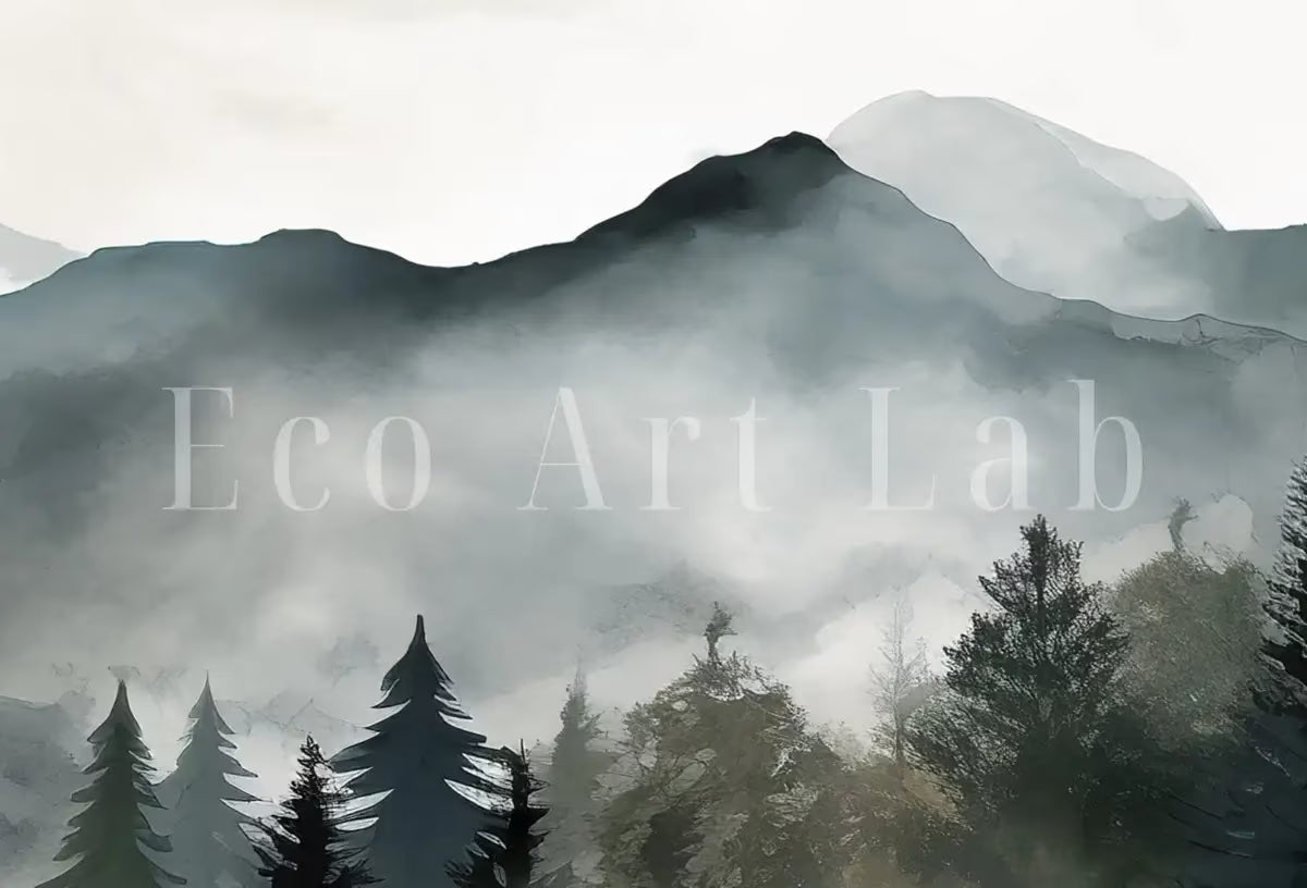 3 Piece Wall Art. Mountain Wall Art. Gallery Wall Set. Watercolor Mountain Prints. Set of 3 Prints. Landscape Print Set. Modern Home Decor