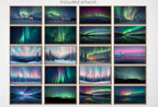 Aurora & Winter Skies Frame TV Art - Northern Lights Digital Wall Art for Samsung Frame TV