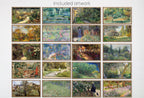 Frame TV Art | French Country Decor | Monet and Impressionist Art | 40 Garden Paintings