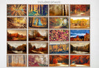 Detail view of artwork from 4 Seasons Samsung Frame TV Art. (variation 3)