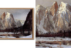 Mountain Wall Art - Samsung Frame TV Art - 40 American Landscape Paintings