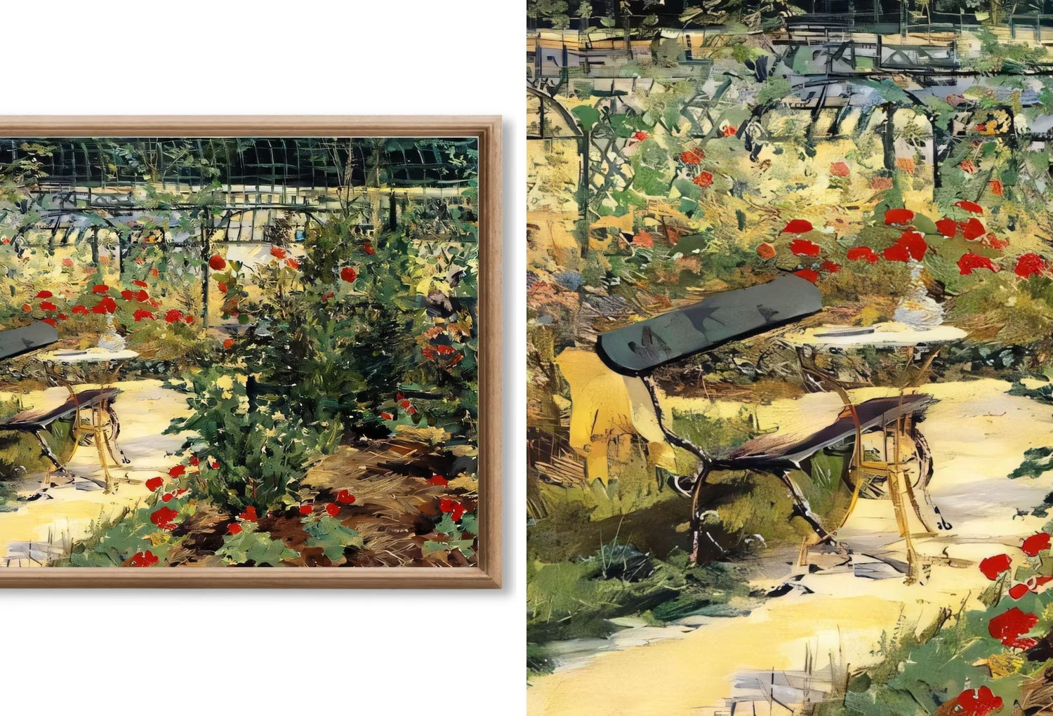 Frame TV Art | French Country Decor | Monet and Impressionist Art | 40 Garden Paintings