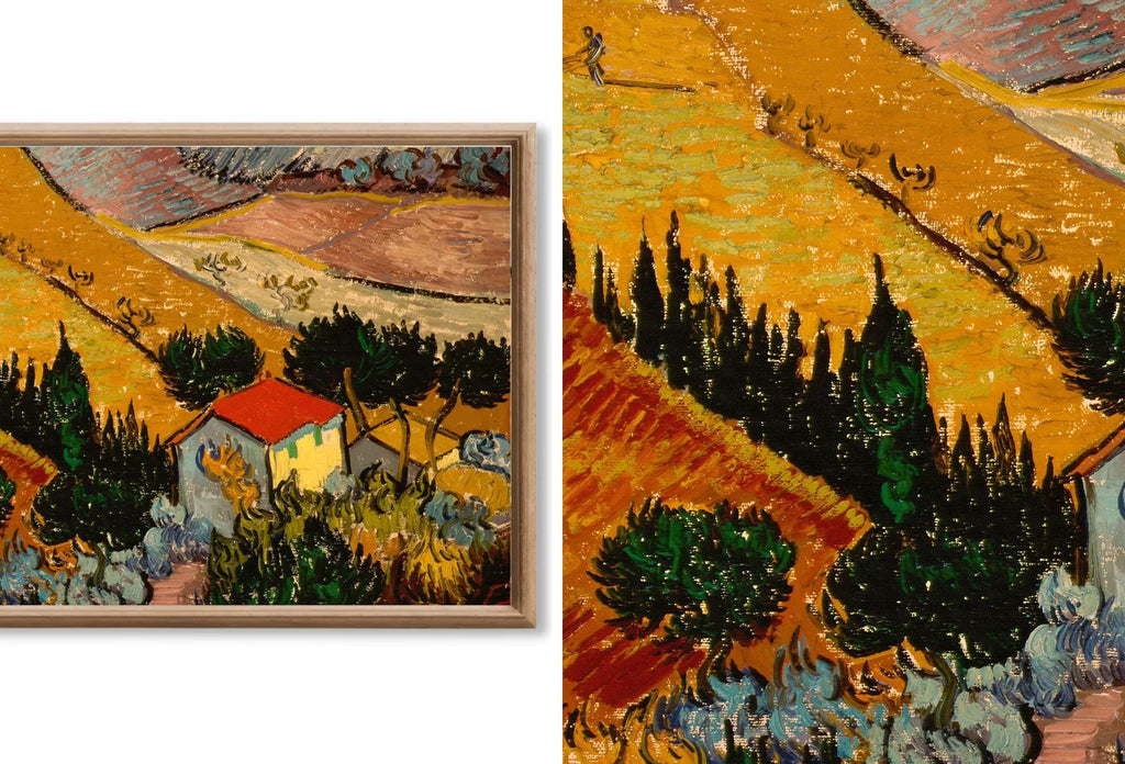 Vincent van Gogh Frame TV Art - Antique Oil Paintings - Landscape Wall Art Set of 40