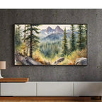 4K Nature Scene Frame TV Art. Forest Wall Decor for Samsung Frame TV.