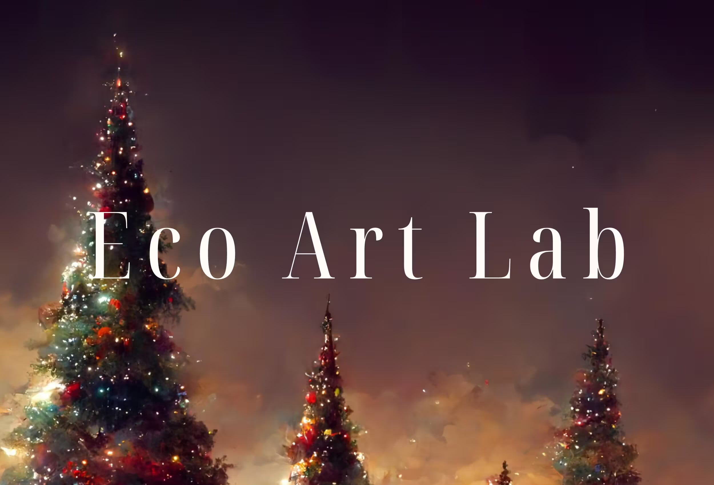 Samsung Frame TV Art 4k Christmas Trees Landscape. Holiday Scene Frame TV Art. Winter Landscape Painting. Colorful Frame TV Digital Download