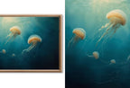 Jellyfish Samsung Frame TV Art - Nautical Decor Unique Wall Art - Ocean Art Set of 40 Paintings
