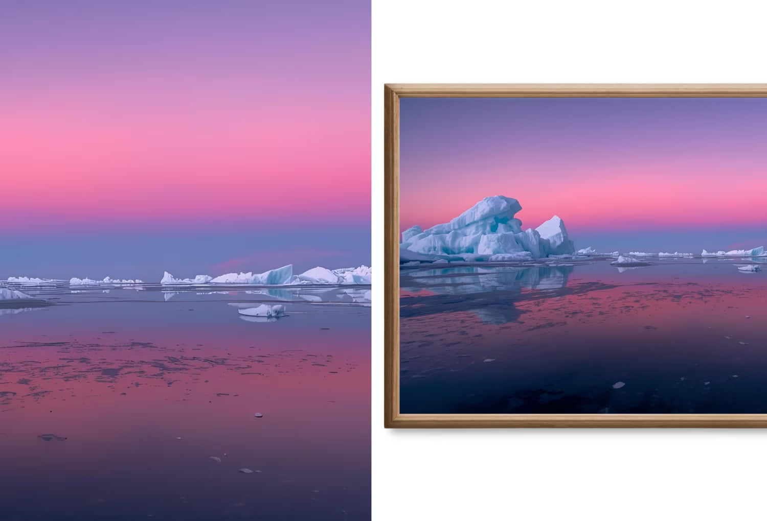 Aurora & Winter Skies Frame TV Art - Northern Lights Digital Wall Art for Samsung Frame TV