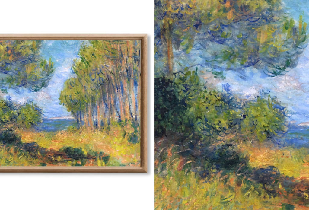Monet Coastal Art for Samsung TV Frame - Landscape Painting Set of 40