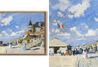 Frame TV Art Monet Beach Paintings - Claude Monet Coastal Wall Art
