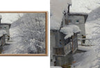 Frame TV Vintage Oil Paintings Winter Art - Nature wall Art