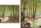 Forest Paintings Frame TV Art - Vintage Artworks - Nature Wall Art Set of 40