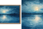 Samsung Frame TV Art - Original Paintings - Sun and Moon Digital Download - 40 Frame TV Art