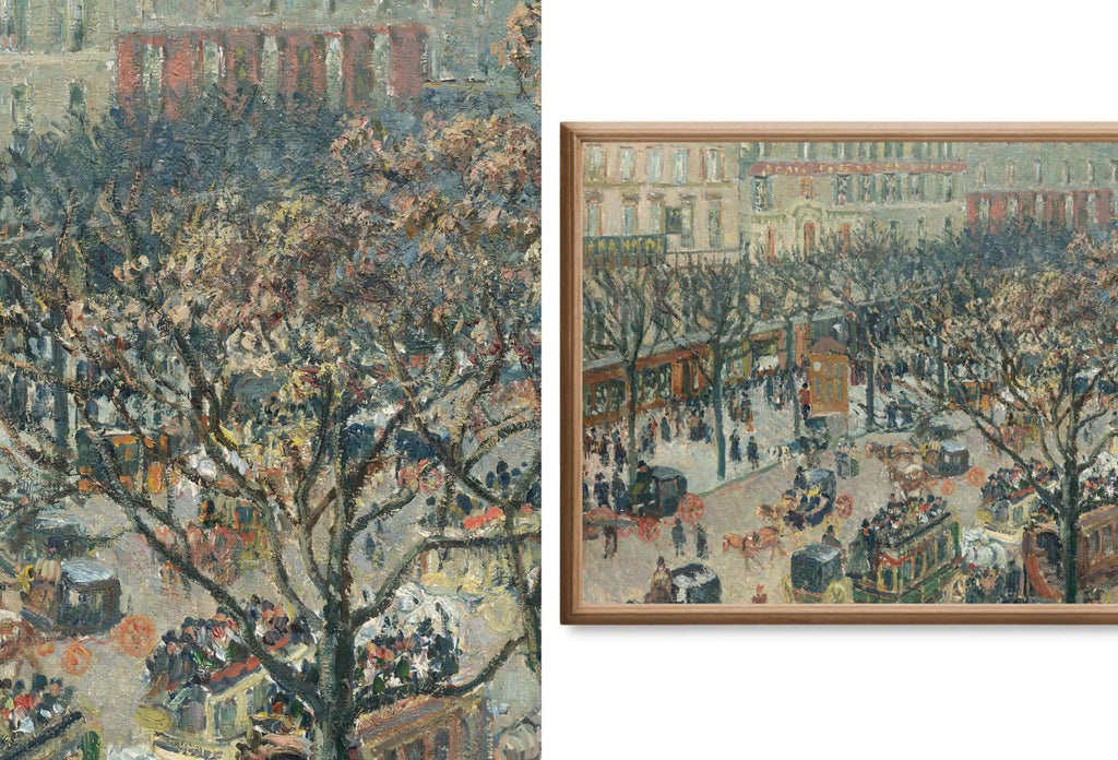 Frame TV Art Pissarro Impressionist Oil Paintings - French Country Decor - Paris Wall Art Set of 40