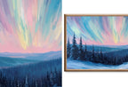 Aurora & Winter Skies Frame TV Art - Northern Lights Digital Wall Art for Samsung Frame TV