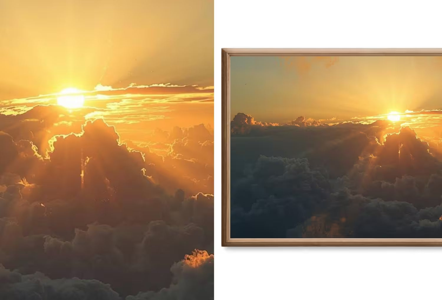 Samsung Frame TV Art - Original Paintings - Sun and Moon Digital Download - 40 Frame TV Art