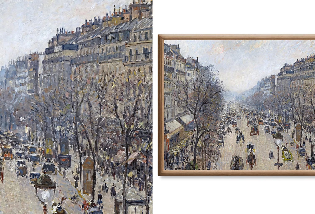 Frame TV Art Pissarro Impressionist Oil Paintings - French Country Decor - Paris Wall Art Set of 40