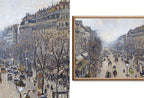 Frame TV Art Pissarro Impressionist Oil Paintings - French Country Decor - Paris Wall Art Set of 40