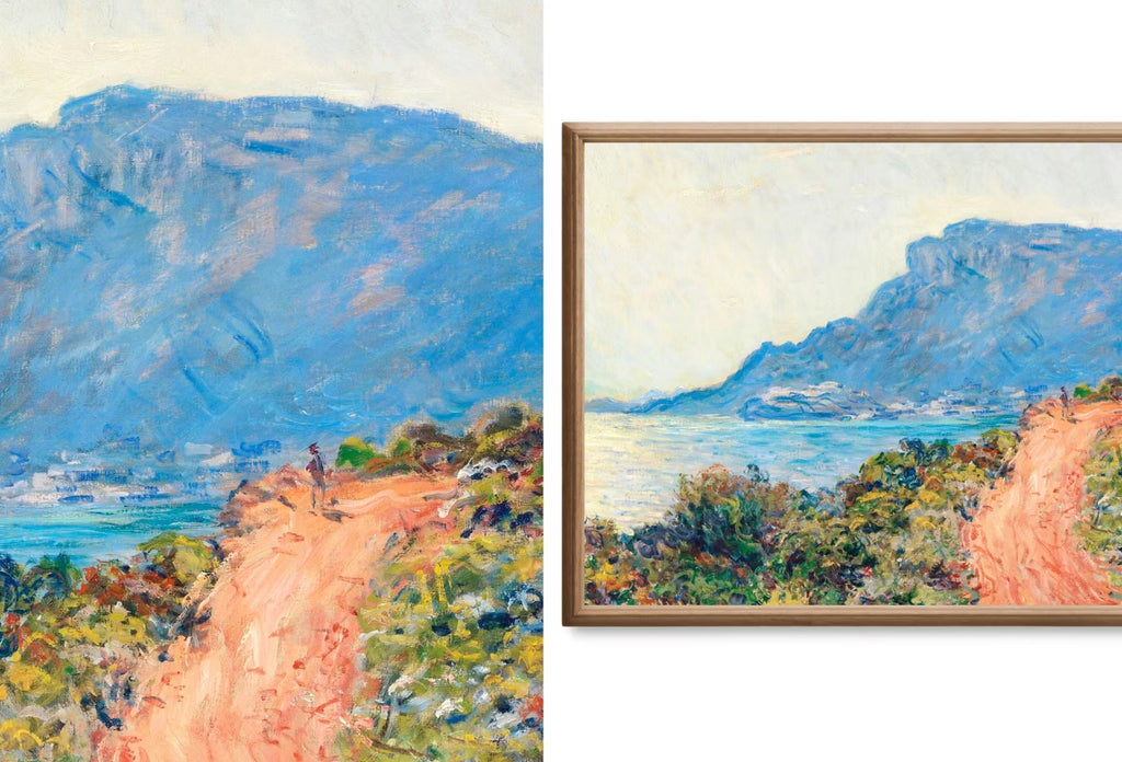 Monet Coastal Art for Samsung TV Frame - Landscape Painting Set of 40