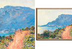 Monet Coastal Art for Samsung TV Frame - Landscape Painting Set of 40