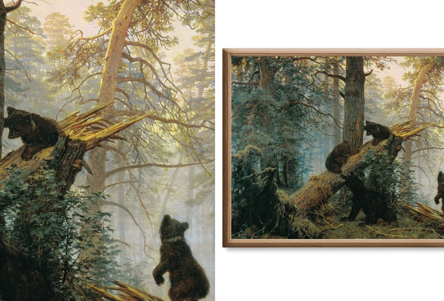 Forest Paintings Nature Wall Art - Samsung Frame TV Art - Vintage oil Paintings Set of 40