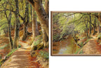 Forest Paintings Frame TV Art - Vintage Artworks - Nature Wall Art Set of 40