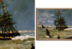 Claude Monet Frame TV Art - Nautical Wall Art - 40 Ocean Paintings for the Frame TV