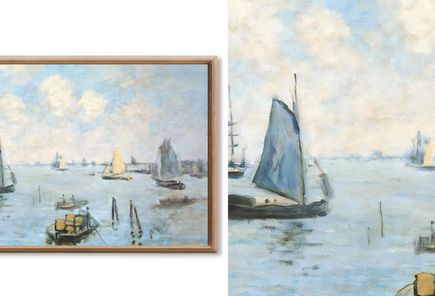 Claude Monet Frame TV Art - Nautical Wall Art - 40 Ocean Paintings for the Frame TV