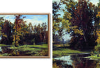 Forest Paintings Nature Wall Art - Samsung Frame TV Art - Vintage oil Paintings Set of 40