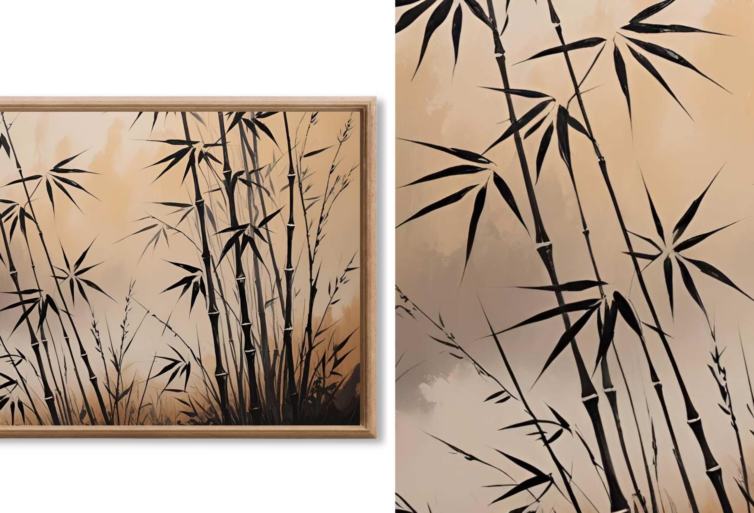 Japandi Wall Art — Frame TV Art for Samsung Frame TV, 40 Neutral Wall Art