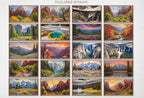 National Parks Frame TV Art  - Yellowstone, Yosemite Original Paintings - Samsung Frame TV Nature Wall Art